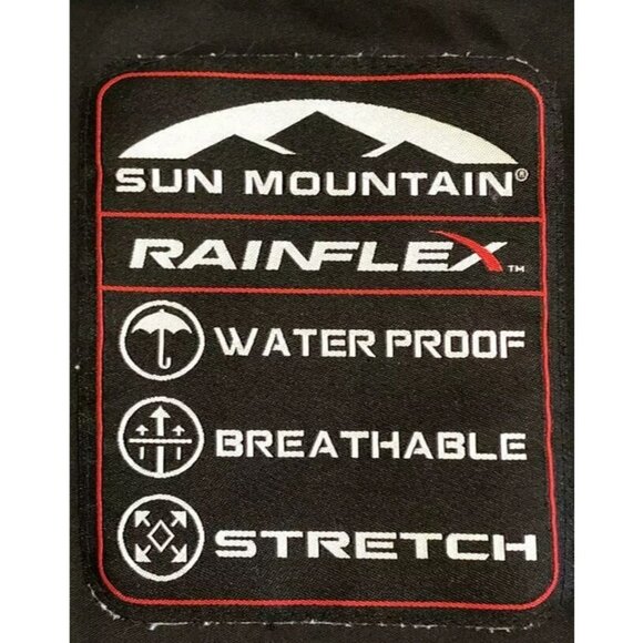 Sun Mountain Rainflex Waterproof Breathable Black Stretch Women's Jacket - Picture 5 of 5